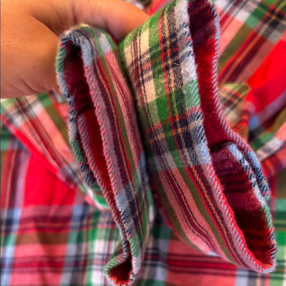Lands' End Multicolor Plaid Shirt - Picture 3 of 5